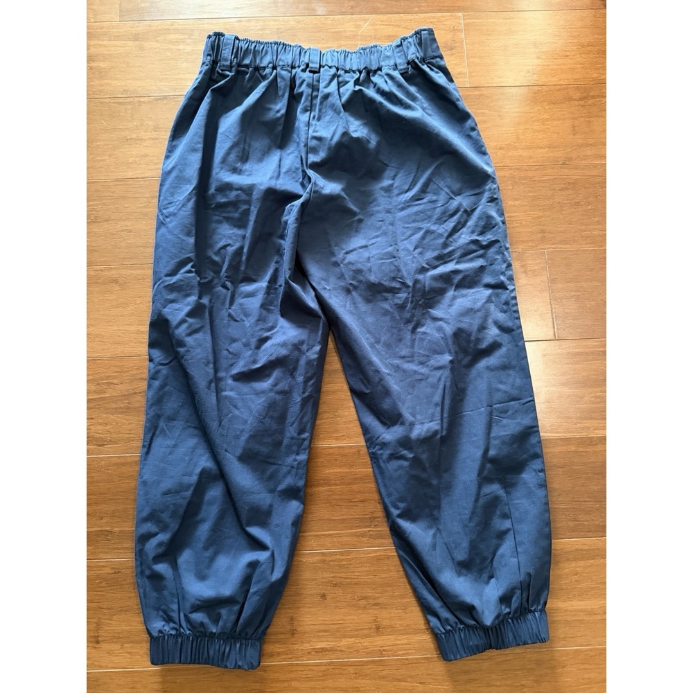 Halara Pants Womens S Petite‎ Blue Jogger Elastic Waist Cuffed Ankle Pleated - Picture 9 of 11